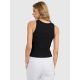 2. Schmal geschnittenes Damen-Rippstricktop 4F 4FRAW25TSLEF310-20S