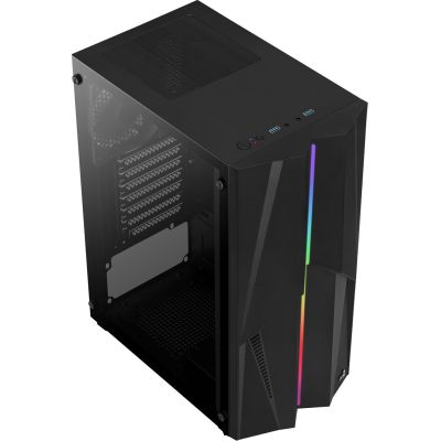 6. AEROCOOL PGS MECHA-G-BK-v1 RGB Gehäuse Schwarz