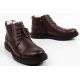 7. Lee Cooper Herrenschuhe, elegante braune Leder-Stiefeletten mit Isolierung