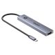 11. UNITEK HUB USB-C 7IN1 PD 100W HDMI 2.0 MIT EIN/AUS-TASTE