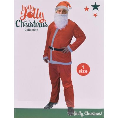 2. 5-teiliges Weihnachtsmannkostüm