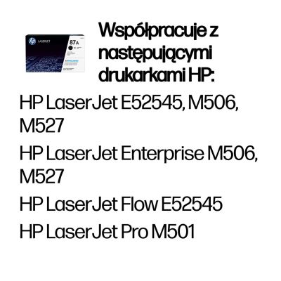 32. Originale schwarze HP 87A LaserJet-Tonerkartusche