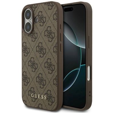 Guess 4G Classic Hülle für iPhone 17 - Braun