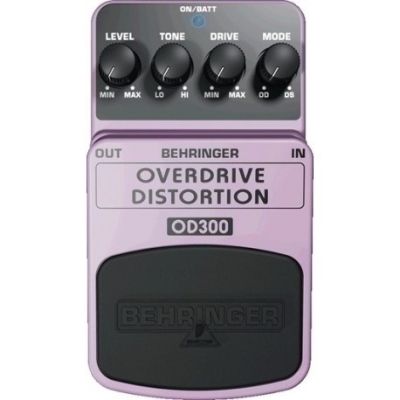 5. Behringer OD300 Effektpedal Lila, Schwarz