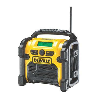 10. DeWALT DCR020-QW Tragbares Digitalradio, Schwarz, Gelb