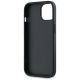 6. Karl Lagerfeld Saffiano Athleisure Stripes Cord iPhone 15 Hülle - Rot