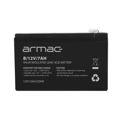12V/7Ah Universal-Batterie für USV-Anlagen. ARMAC B/12V/7Ah