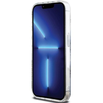 5. Karl Lagerfeld IML Choupette Head & Monogram Hülle für iPhone 15 Pro – transparent