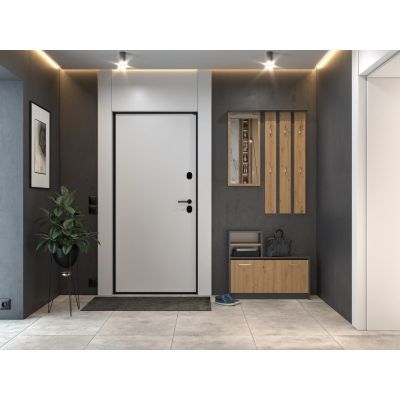 7. KLEIDERSCHUHSCHRANK ANTHRAZIT/HANDWERK