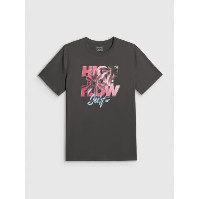 6. Herren-T-Shirt mit Aufdruck, regulär, Größe 4F 4FRSS26TTSHM4292-22S