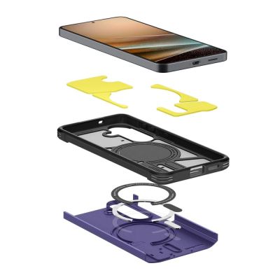 8. Spigen Tough Armor Mag MagSafe Hülle für Samsung Galaxy S26+ - Lila