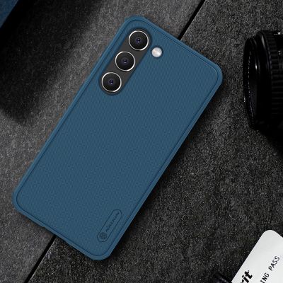14. Nillkin Super Frosted Shield Pro Hülle für Samsung Galaxy S23+ gepanzerte Hülle + Telefonständer rot