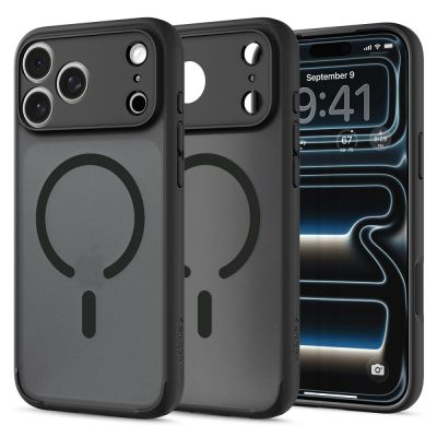 Spigen Ultra Hybrid MagSafe Hülle für iPhone 18 Pro Max / 17 Pro Max – Frostschwarz