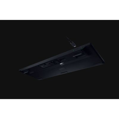 6. Razer BlackWidow V4 Low-Profile HyperSpeed Tastatur (Grüne Schalter) - US-Layout