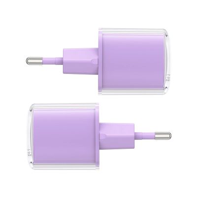 2. Acefast A53 PD 30W GaN USB-C Ladegerät mit Display – Lila