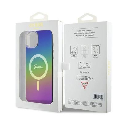 8. Guess IML Iridescent MagSafe Case für iPhone 15 Plus / 14 Plus 6,7" - mehrfarbig