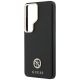 6. Guess Strass-Logo-Hülle mit rundem Logo für Samsung Galaxy S26 Ultra – Schwarz