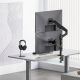 2. ERGO BÜROHALTERUNG / AUFHÄNGER FÜR 2 MONITOREN, GASFEDERUNG, 17"-32", 1-10 kg, MATTSCHWARZ, ER-692 B