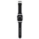 2. Karl Lagerfeld 3D-Gummi-Choupette-Köpfe-Armband für Apple Watch 38/40/41 mm – Schwarz