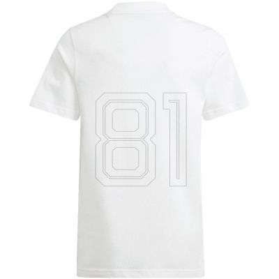 2. adidas Essentials Baumwoll-T-Shirt mit kleinem Logo Jr IB4093