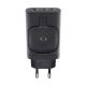 3. RealPower 450476 Mobiles Ladegerät Powerbank, Smartwatch, Tablet Schwarz AC Kabelloses Laden Schnellladen intern
