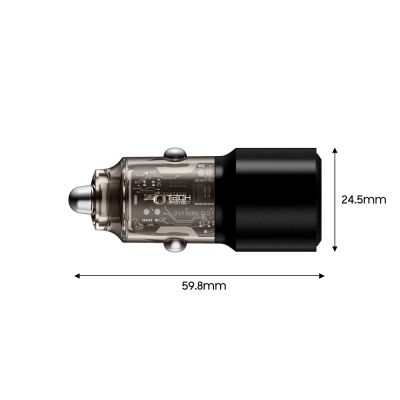 3. CC03 2-Port PD100W Autoladegerät - schwarz