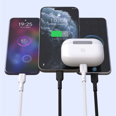 10. Dudao L9X 30W USB-C - Lightning Kabel 1m - Weiß
