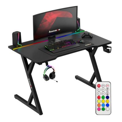 3. Gaming-Schreibtisch Huzaro Hero 2.4 RGB Black