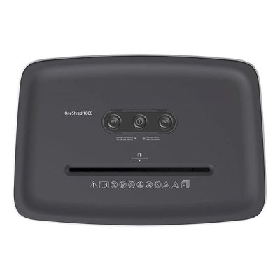 4. HP ONESHRED 18CC Aktenvernichter, P-4 Schnipsel, 18 Blatt, 25 l, hellgrau, HPN280518CCON-14.