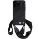 2. BMW M Edition Carbon Stripe & Strap Hülle für iPhone 15 Pro Max – Schwarz