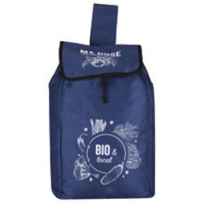 12. Einkaufswagen mit Gestell, 25 l, blau