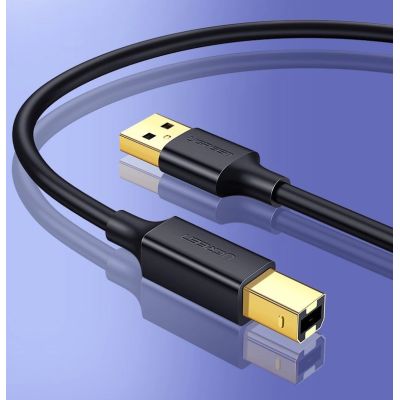 2. Ugreen USB Typ B Druckerkabel (männlich) - USB 2.0 (männlich) 480 Mbit/s 1,5 m schwarz (US135 10350)