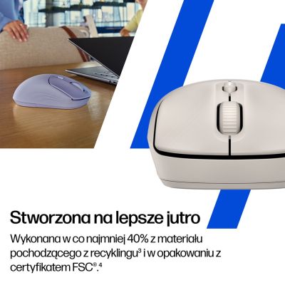 5. HP 400 Quiet Purple Wireless Mouse AZ7B7AA