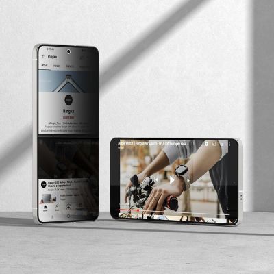 3. Ringke Easy Slide 2er-Pack Sichtschutzglas für Samsung Galaxy S25 Edge