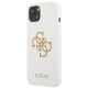 2. Guess GUHCP13SLS4GGWH iPhone 13 mini 5,4" weiß/weißes Hartschalenetui Silikon 4G Logo