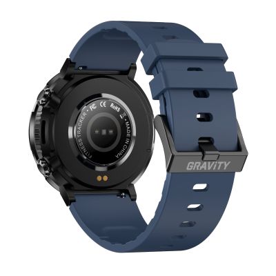 6. Gravity GT21-5 Smartwatch + marineblaues Silikonarmband