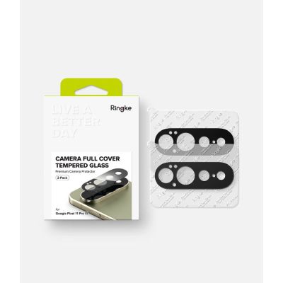 8. Ringke Kamera-Vollschutzhülle, 2er-Pack für Google Pixel 11 Pro XL – Schwarz
