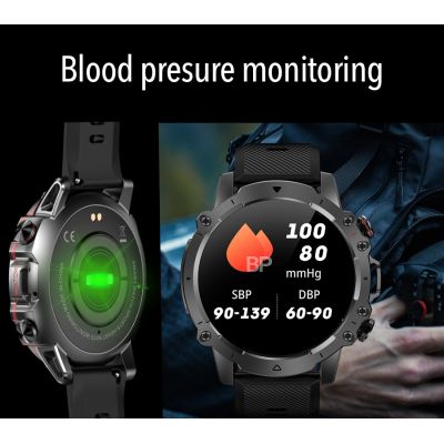 11. Herren-Smartwatch Rubicon RNCF18-1 SCHWARZ Armband + Lederarmband