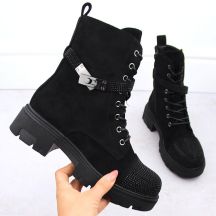 Isolierte Plateau-Arbeitsstiefel S.Barski W OLI266 schwarz