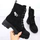 Isolierte Plateau-Arbeitsstiefel S.Barski W OLI266 schwarz