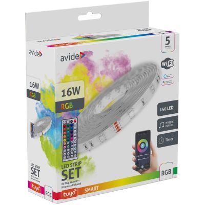 8. Avide ALSB5050RGBTUYA44-5M LED-Streifen, universell, 16 W, 5000 mm