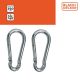 14. Stahlkarabiner, 2 Stück, Black + Decker