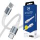 3mk Hyper Cable N-SERIES USB-C / USB-C 2m PD 3.0 QC 3.0 20V/5A 100W - weiß