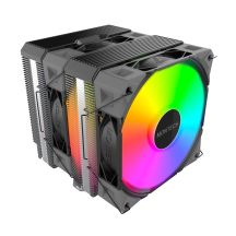 Montech NX600 ARGB Prozessor-Luftkühler 12 cm Schwarz 1 Stück.