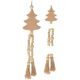 4. Dekorativer Anhänger im Boho-Stil, Öko-Natur-Design, Weihnachtsbaum aus Holz