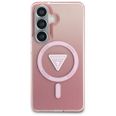 3. Guess IML Gradient Triangle MagSafe Hülle für Samsung Galaxy S26 - Pink