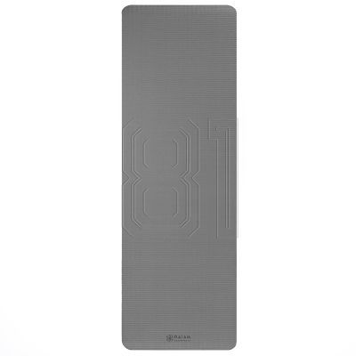 3. 10 mm Fitness Gaiam mat with strap