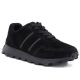 Schwarze Plateau-Sneaker aus Leder von S.Barski