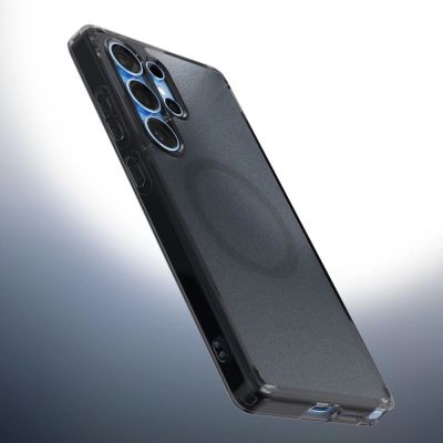 8. Spigen Ultra Hybrid Mag Case mit MagSafe für Samsung Galaxy S25 Edge - Schwarz Durchscheinend