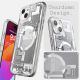 12. Spigen Ultra Hybrid Mag Case mit MagSafe für iPhone 15 Plus – Weiß (Zero One Pattern)